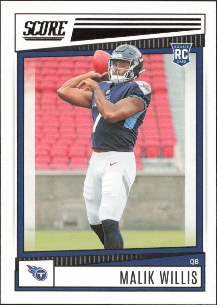 2022 Panini Score Malik Willis #305 trading card