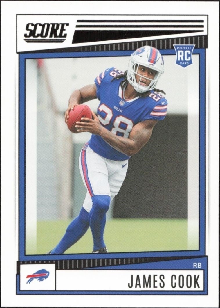 2022 Panini Score James Cook #334 trading card