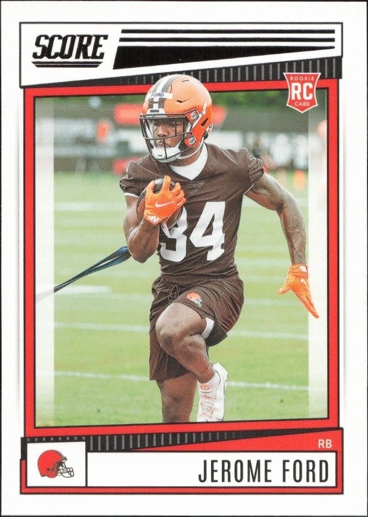2022 Panini Score Jerome Ford #333 trading card