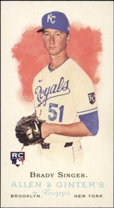 2021 Topps Allen & Ginter Brady Singer #MRD-14 trading card