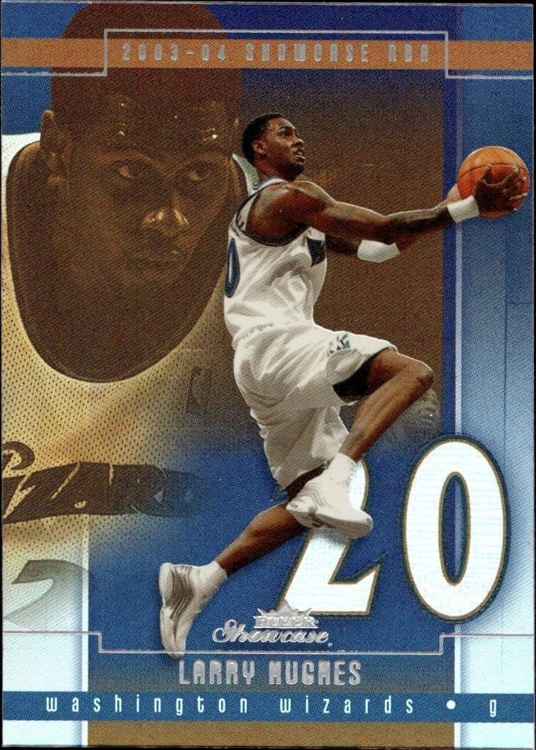 2003-04 Fleer Showcase Larry Hughes #46 trading card
