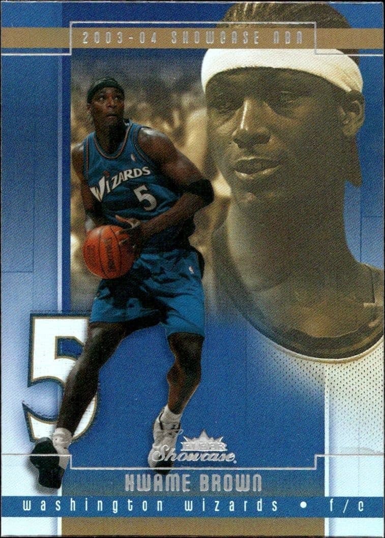 2003-04 Fleer Showcase Kwame Brown #81 trading card