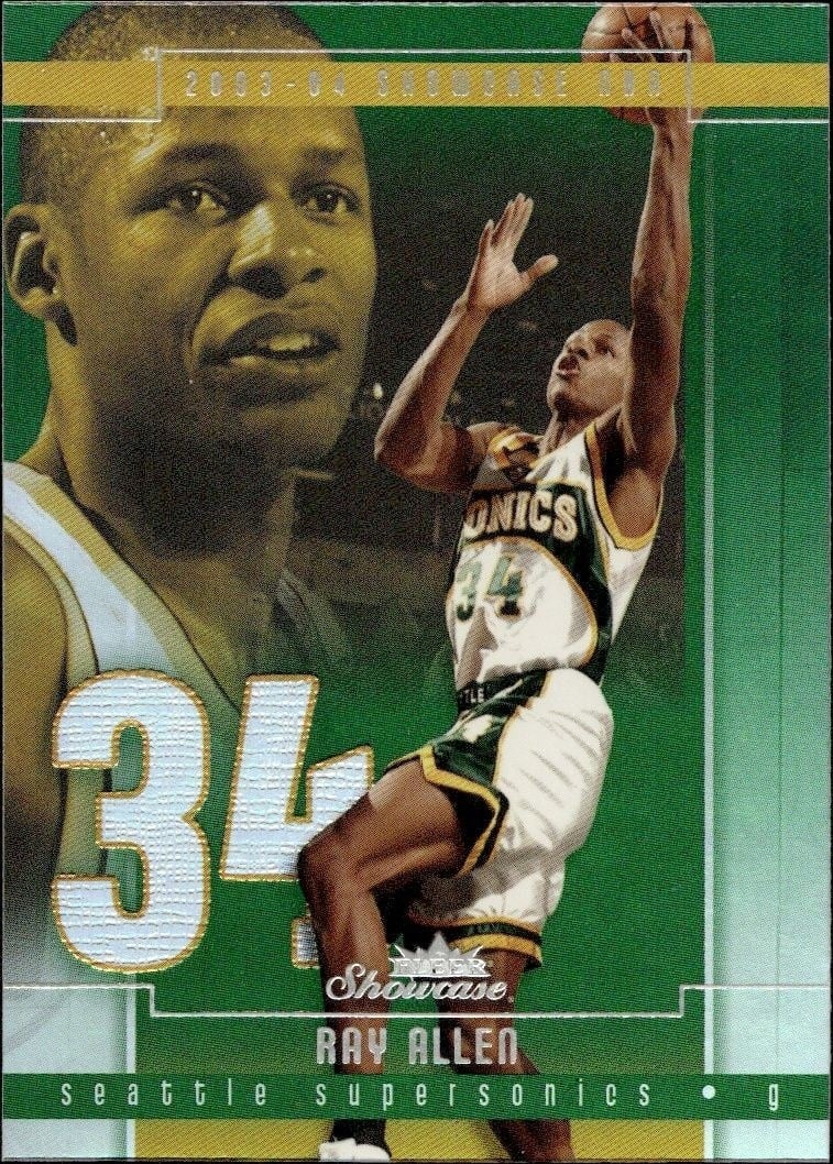 2003-04 Fleer Showcase Ray Allen #79 trading card