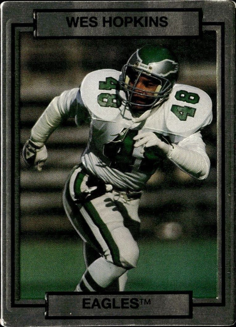 1990 Action-Packed Wes Hopkins #205 trading card