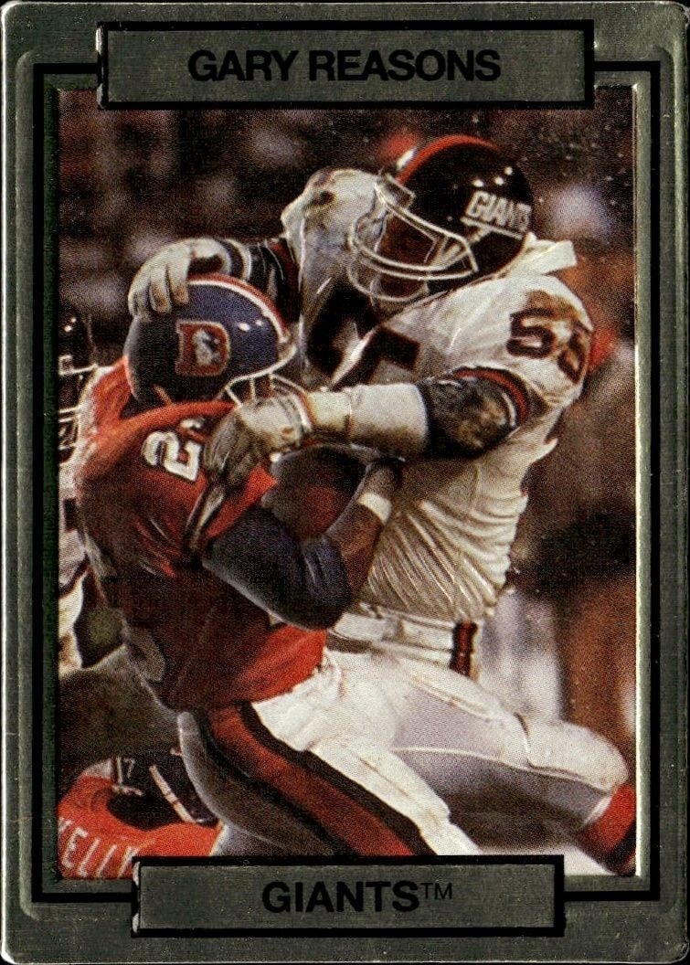 1990 Action-Packed Gary Reasons #187 trading card