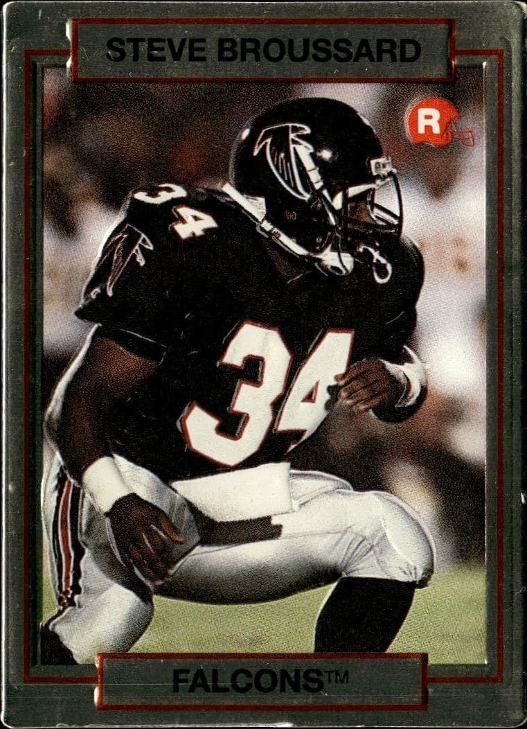 1990 Action-Packed Steve Broussard #6 trading card