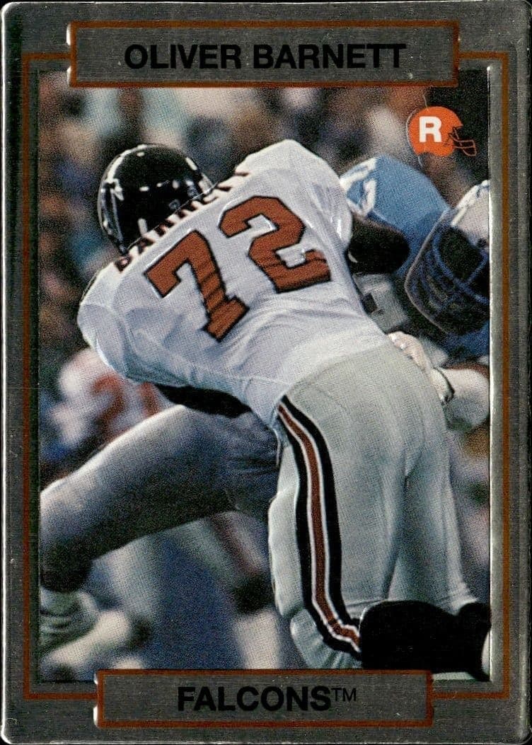1990 Action-Packed Oliver Barnett #61 trading card