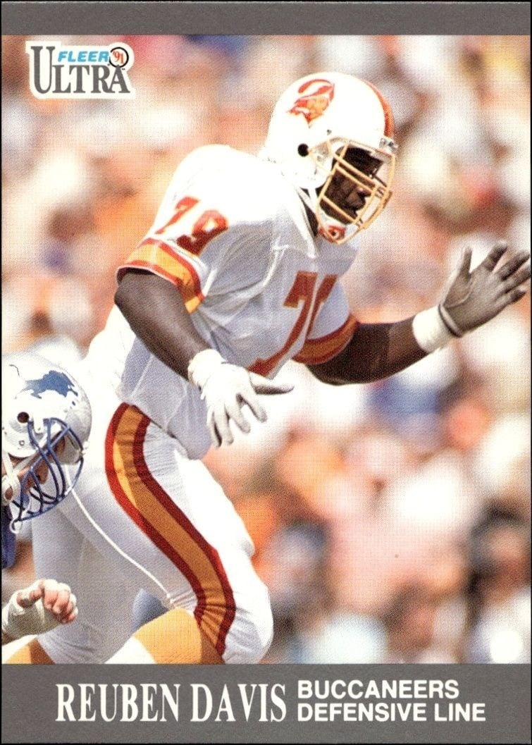 1991 Fleer Ultra Reuben Davis #261 trading card