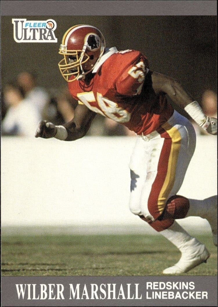 1991 Fleer Ultra Wilber Marshall #273 trading card