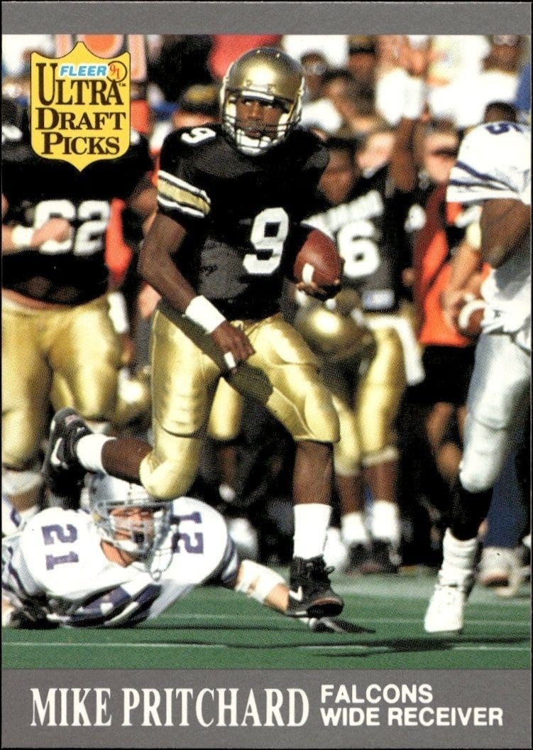 1991 Fleer Ultra Mike Pritchard #294 trading card