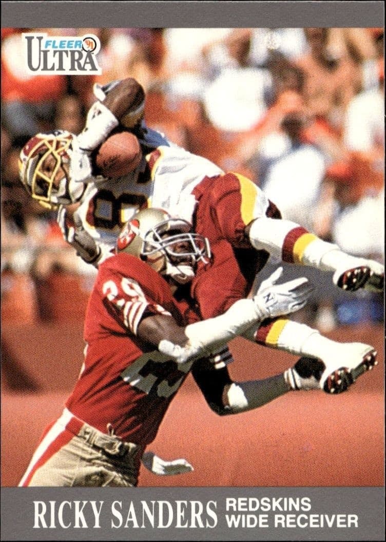1991 Fleer Ultra Ricky Sanders #277 trading card