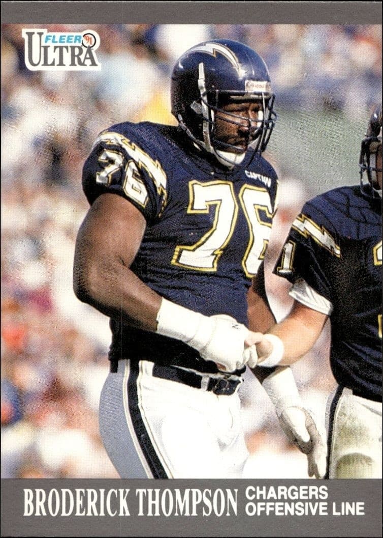 1991 Fleer Ultra Broderick Thompson #130 trading card