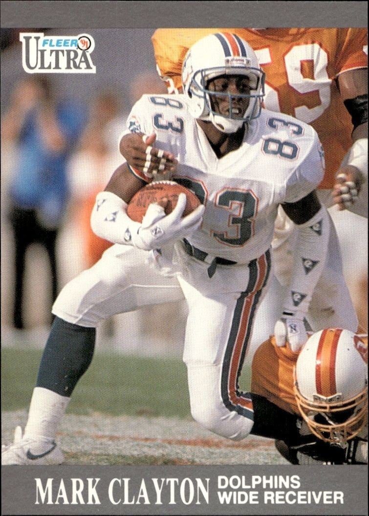 1991 Fleer Ultra Mark Clayton #86 trading card