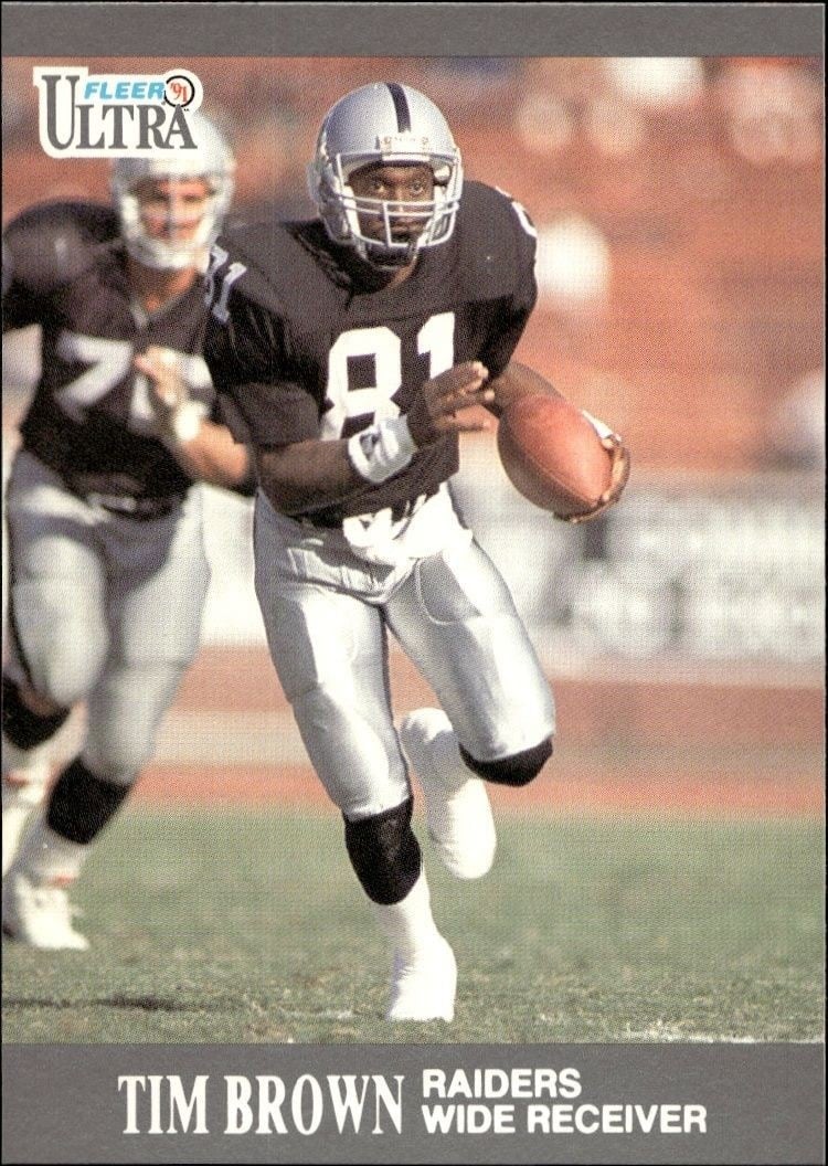 1991 Fleer Ultra Tim Brown #77 trading card