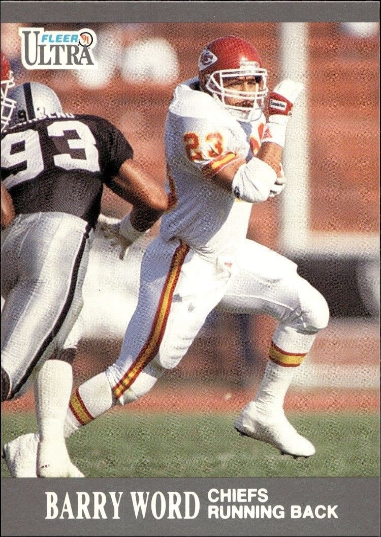 1991 Fleer Ultra Barry Word #74 trading card