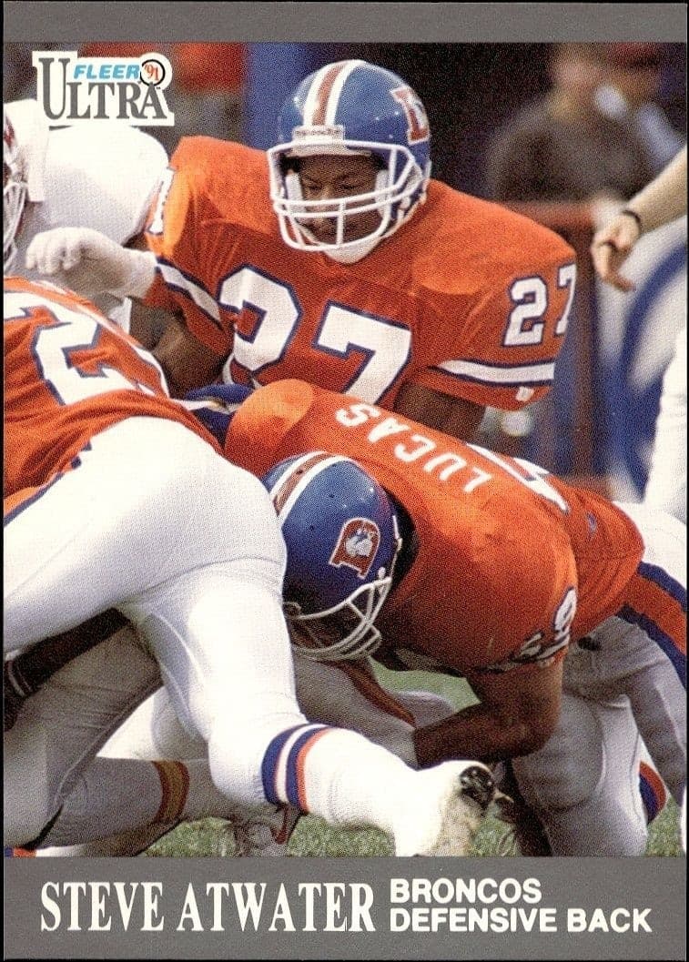 1991 Fleer Ultra Steve Atwater #33 trading card