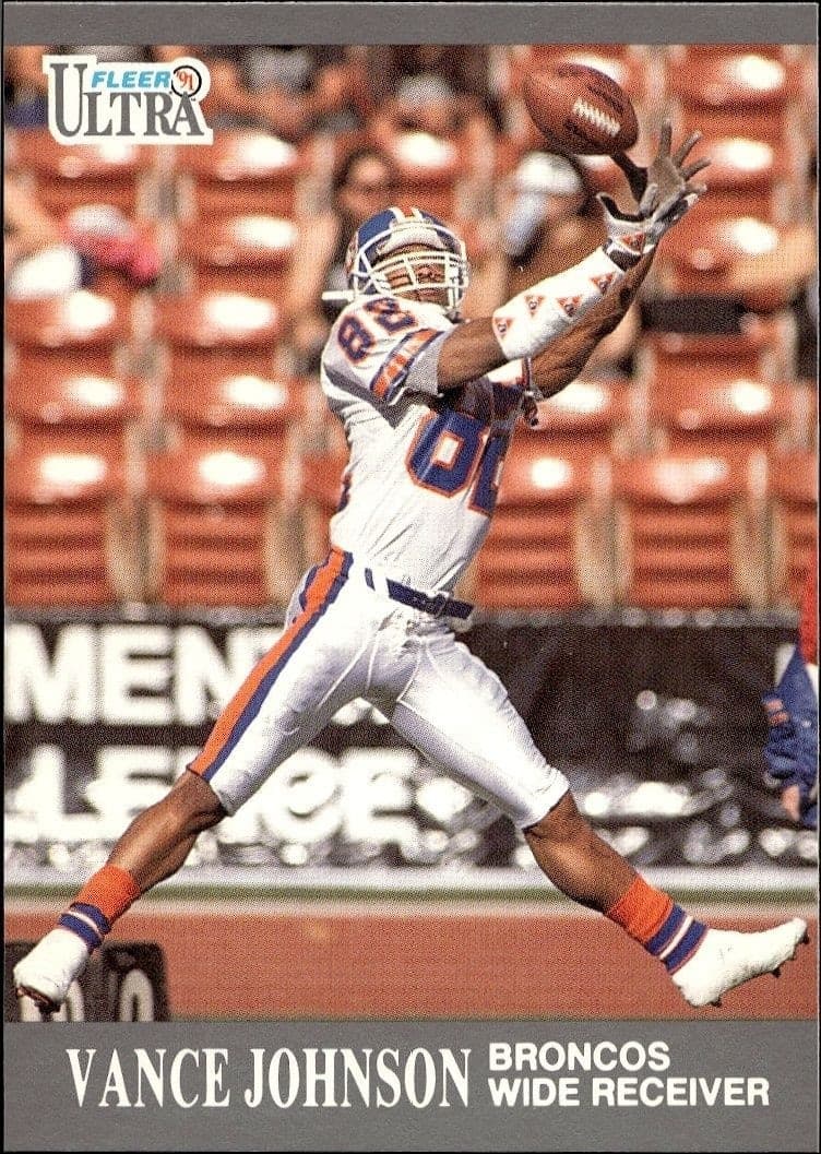 1991 Fleer Ultra Vance Johnson #38 trading card