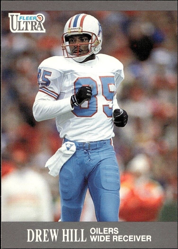 1991 Fleer Ultra Drew Hill #49 trading card