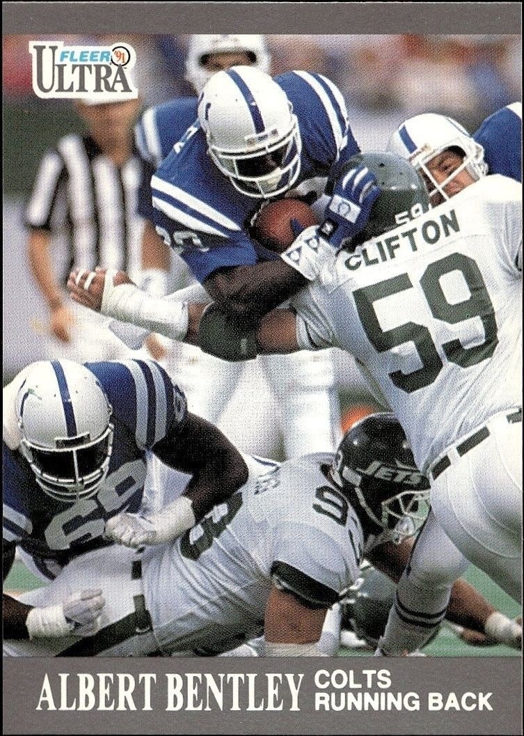 1991 Fleer Ultra Albert Bentley #56 trading card