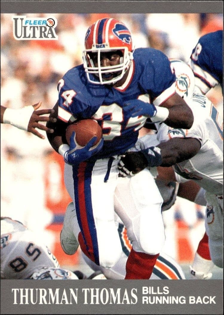 1991 Fleer Ultra Thurman Thomas #10 trading card