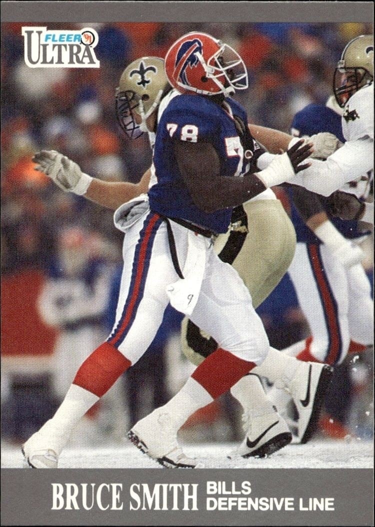 1991 Fleer Ultra Bruce Smith #8 trading card