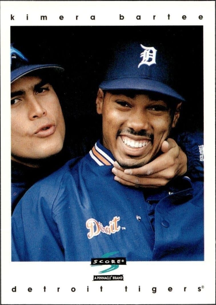 Kimera Bartee 1997 Score #166 Baseball Trading Card - Front 1997 Score Kimera Bartee #166 baseball trading card front