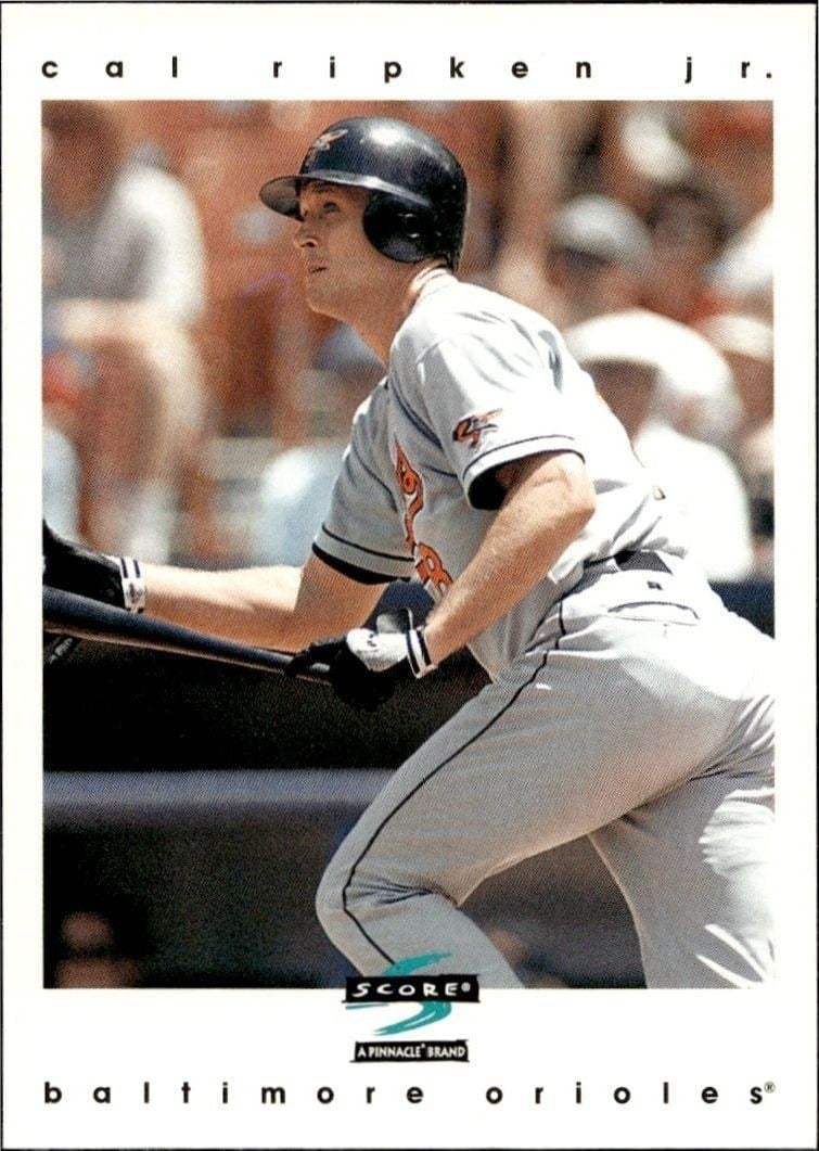Cal Ripken Jr. 1997 Score #151 Baseball Trading Card - Front 1997 Score Cal Ripken Jr. #151 baseball trading card front