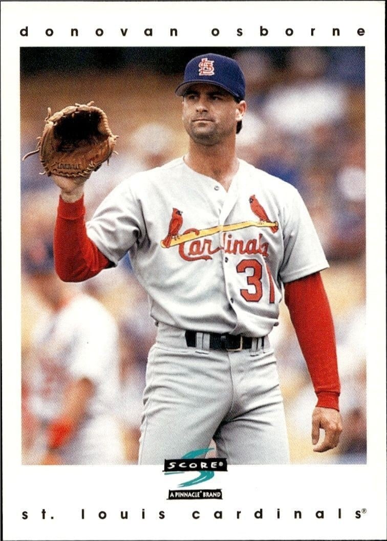 1997 Score Donovan Osborne #144 trading card