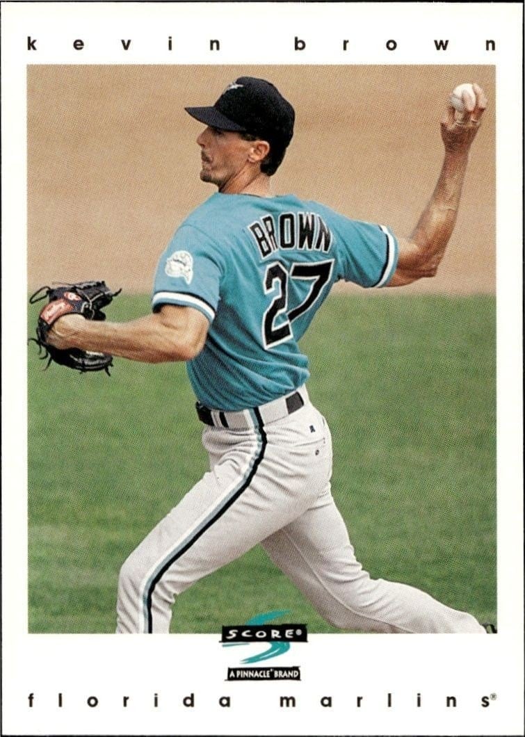 1997 Score Kevin Brown #127 trading card