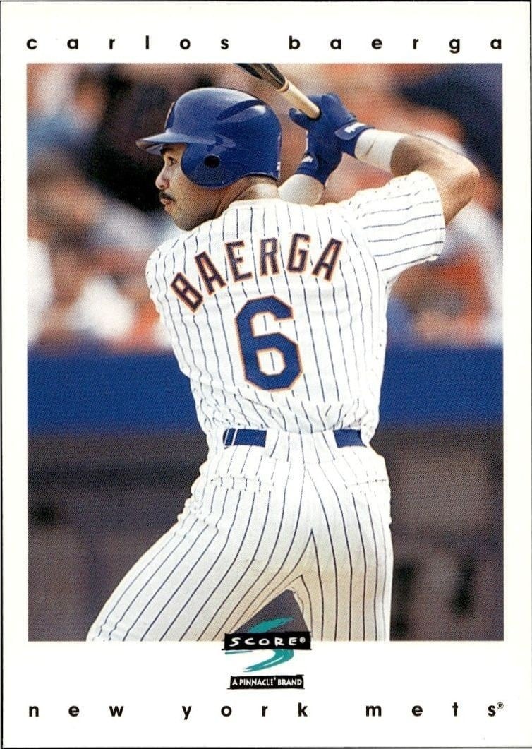 1997 Score Carlos Baerga #135 trading card