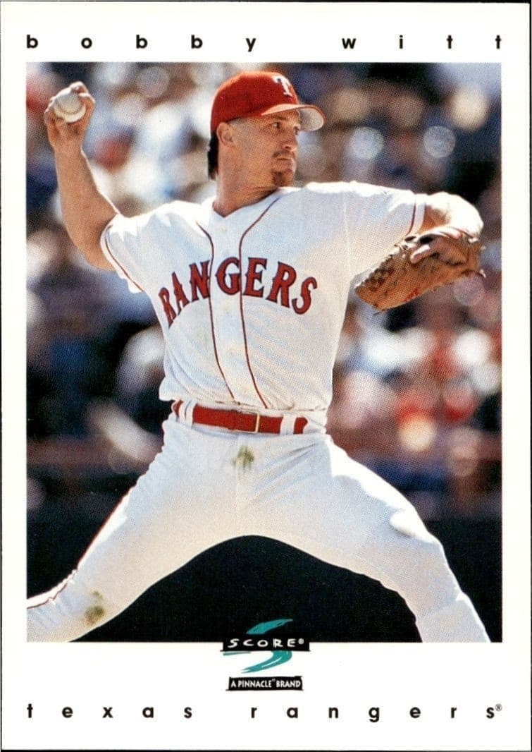 1997 Score Bobby Witt #182 trading card