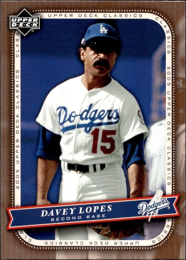 2005 Upper-Deck Classics Dave Lopes #25 trading card