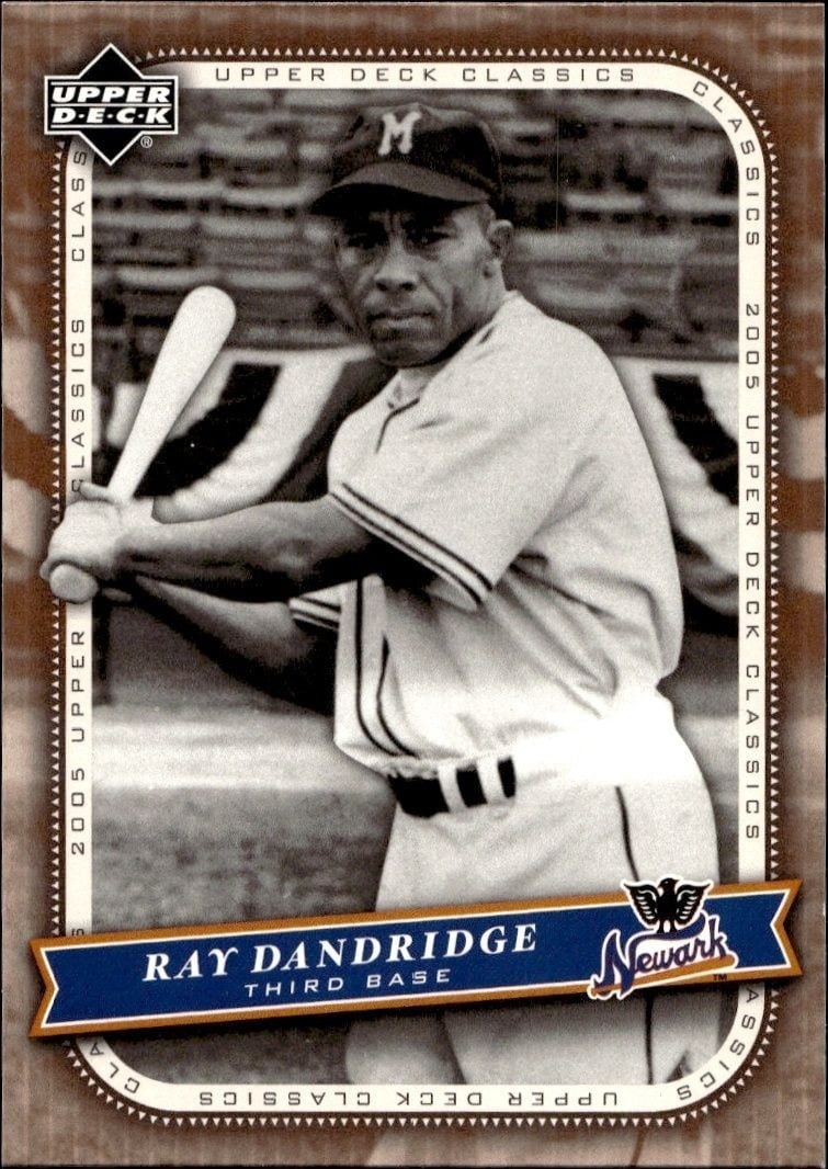 Ray Dandridge 2005 Upper Deck Classics #79 Baseball Trading Card - Front 2005 Upper Deck Classics Ray Dandridge #79 baseball trading card front
