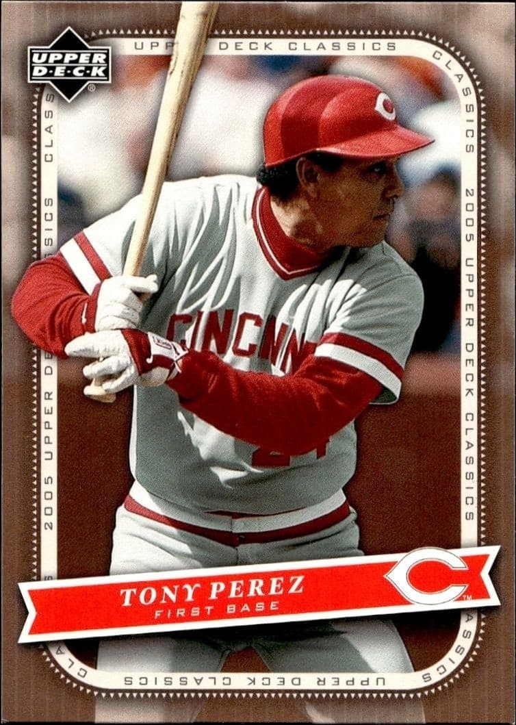 2005 Upper-Deck Classics Tony Perez #93 trading card
