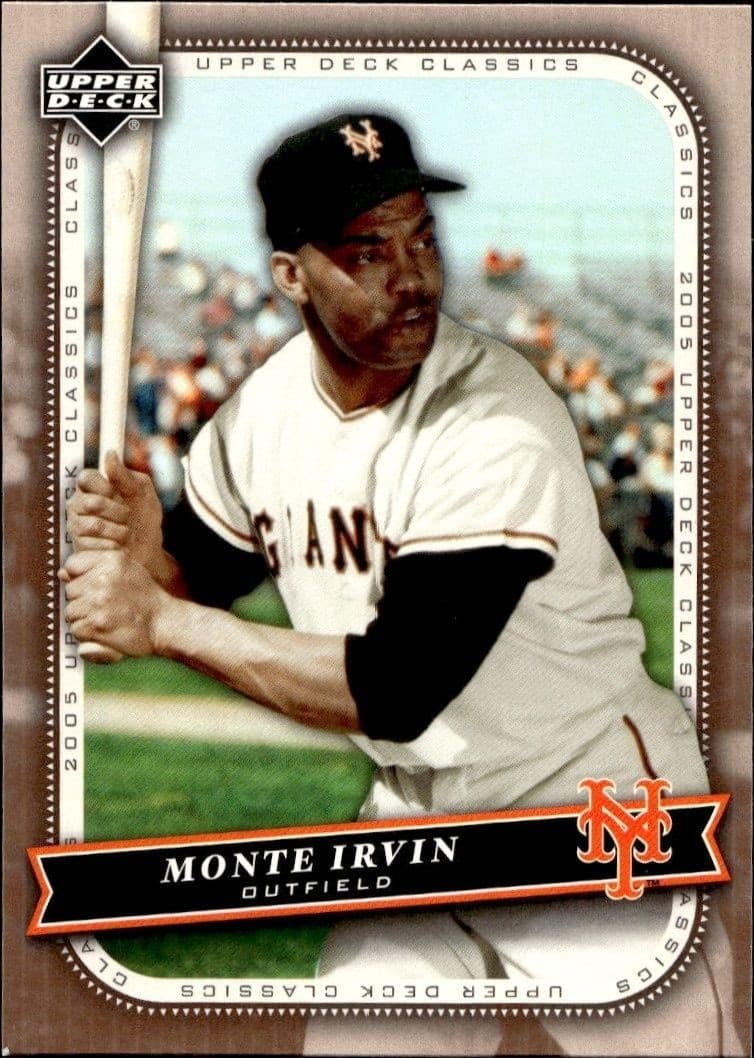2005 Upper-Deck Classics Monte Irvin #70 trading card