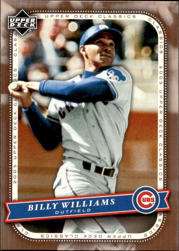 2005 Upper-Deck Classics Billy Williams #8 trading card