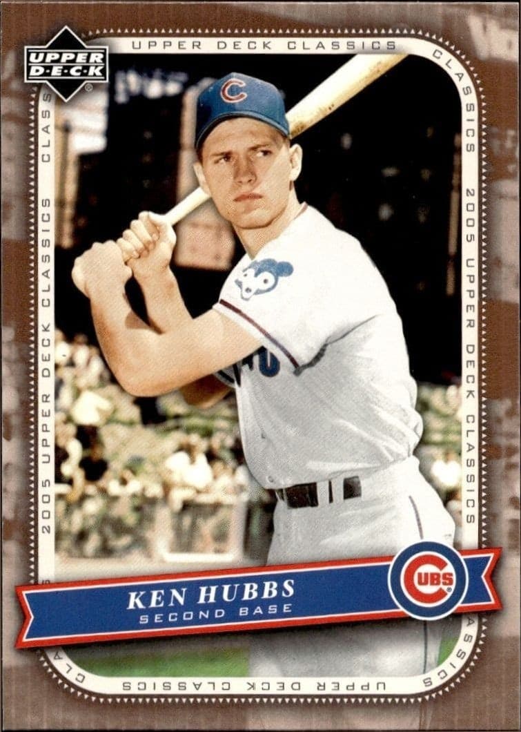 2005 Upper-Deck Classics Ken Hubbs #14 trading card