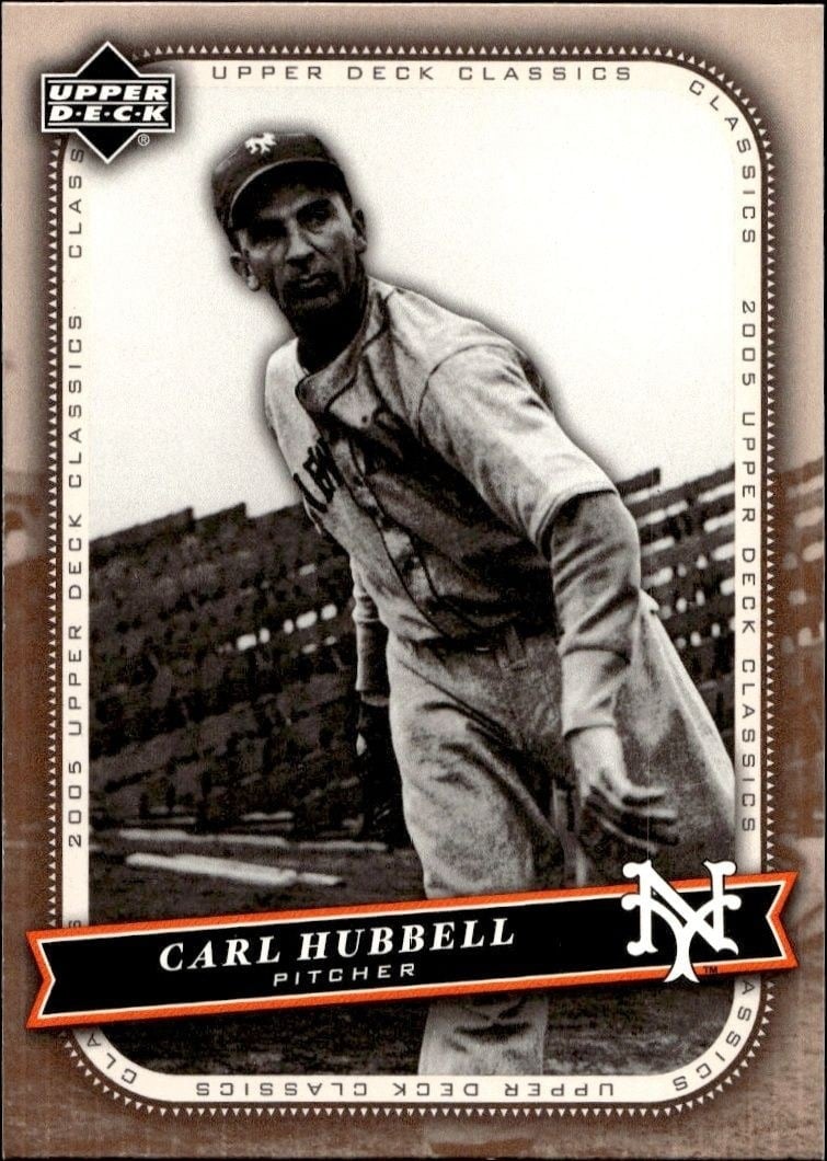 2005 Upper-Deck Classics Carl Hubbell #18 trading card