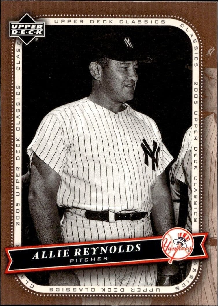 2005 Upper-Deck Classics Allie Reynolds #3 trading card