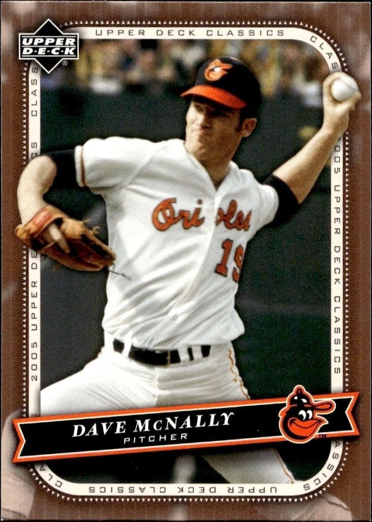 2005 Upper-Deck Classics Dave McNally #24 trading card