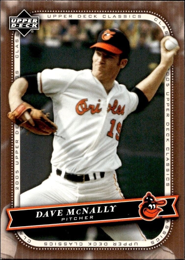 2005 Upper-Deck Classics Dave McNally #24 trading card