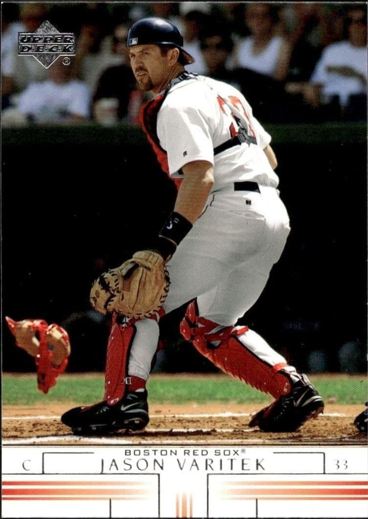 2002 Upper-Deck Jason Varitek #595 trading card