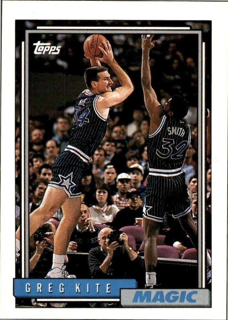 1992-93 Topps Greg Kite #332 trading card