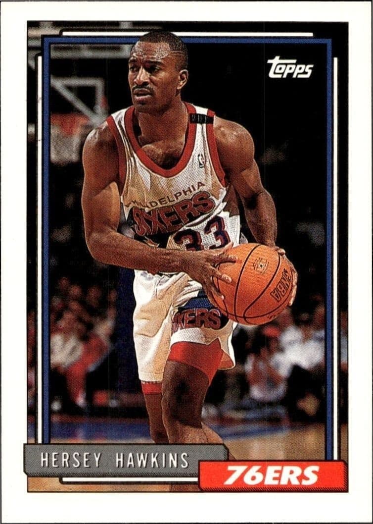 1992-93 Topps Hersey Hawkins #260 trading card