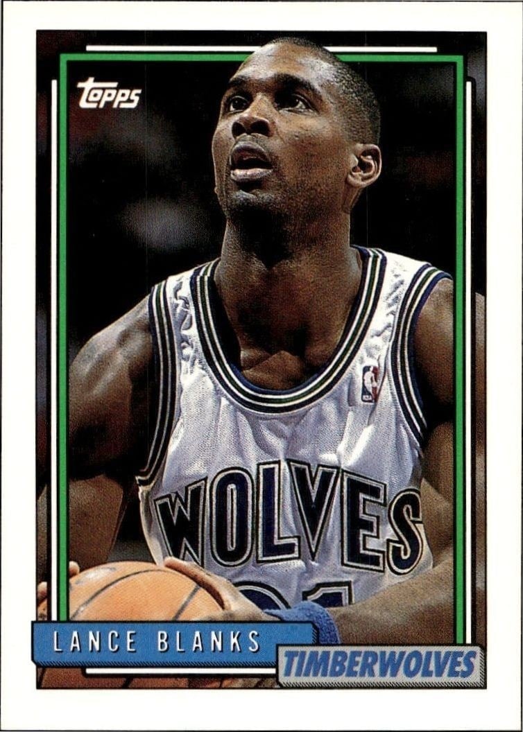 1992-93 Topps Lance Blanks #233 trading card