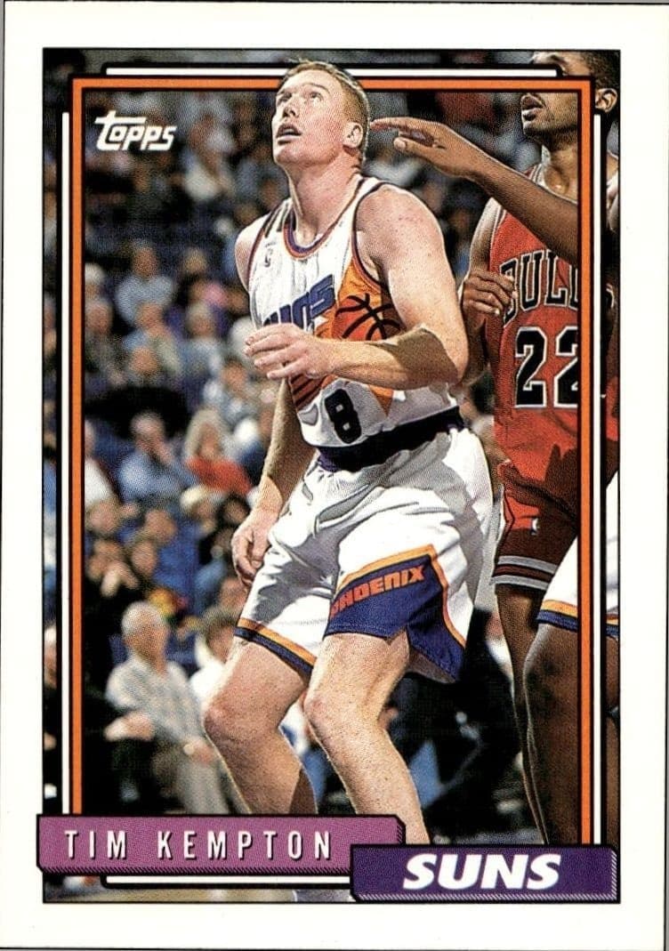 1992-93 Topps Tim Kempton #375 trading card