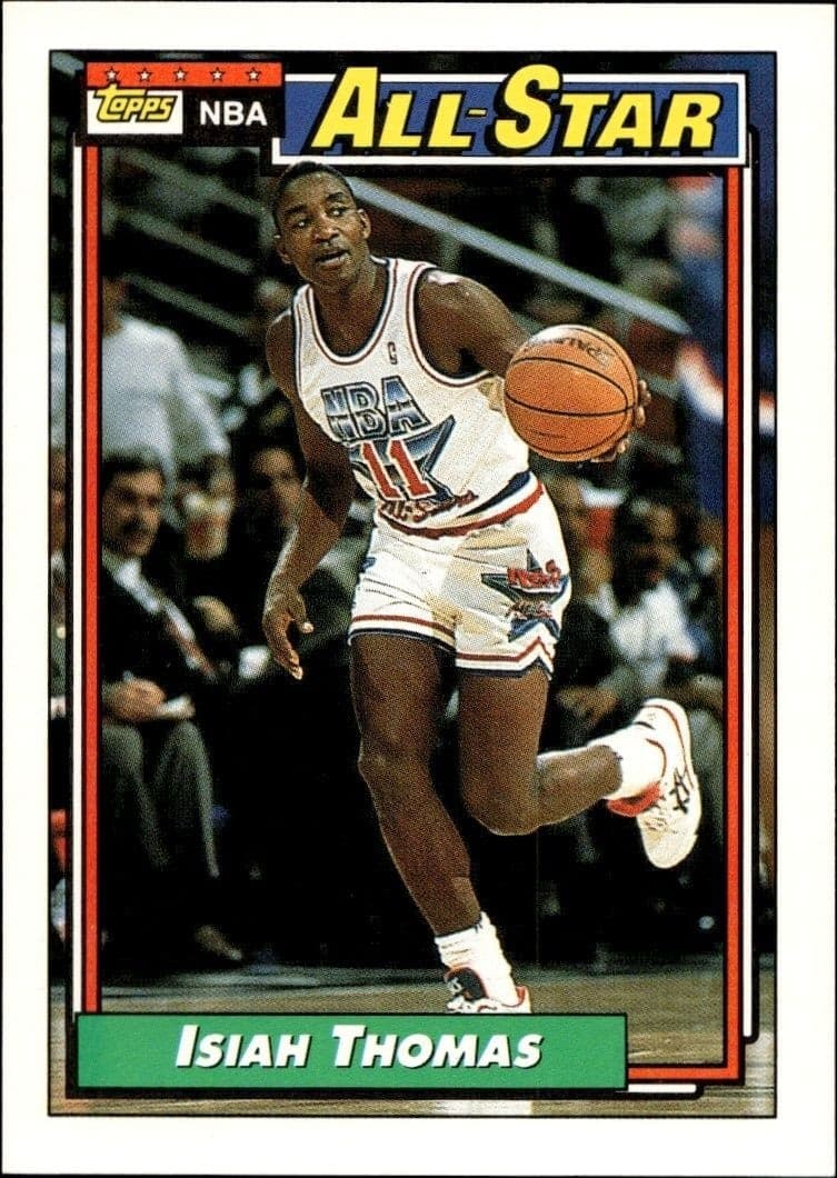 1992-93 Topps Isiah Thomas #118 trading card