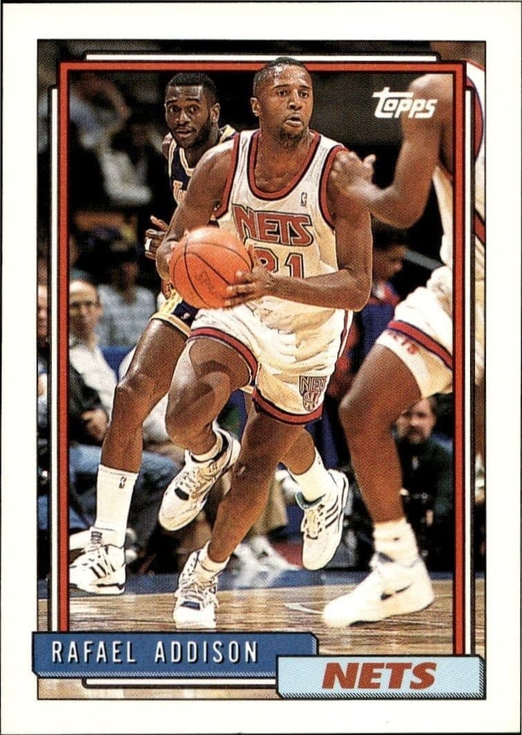 1992-93 Topps Rafael Addison #345 trading card