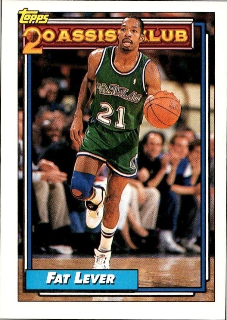 1992-93 Topps Fat Lever #221 trading card