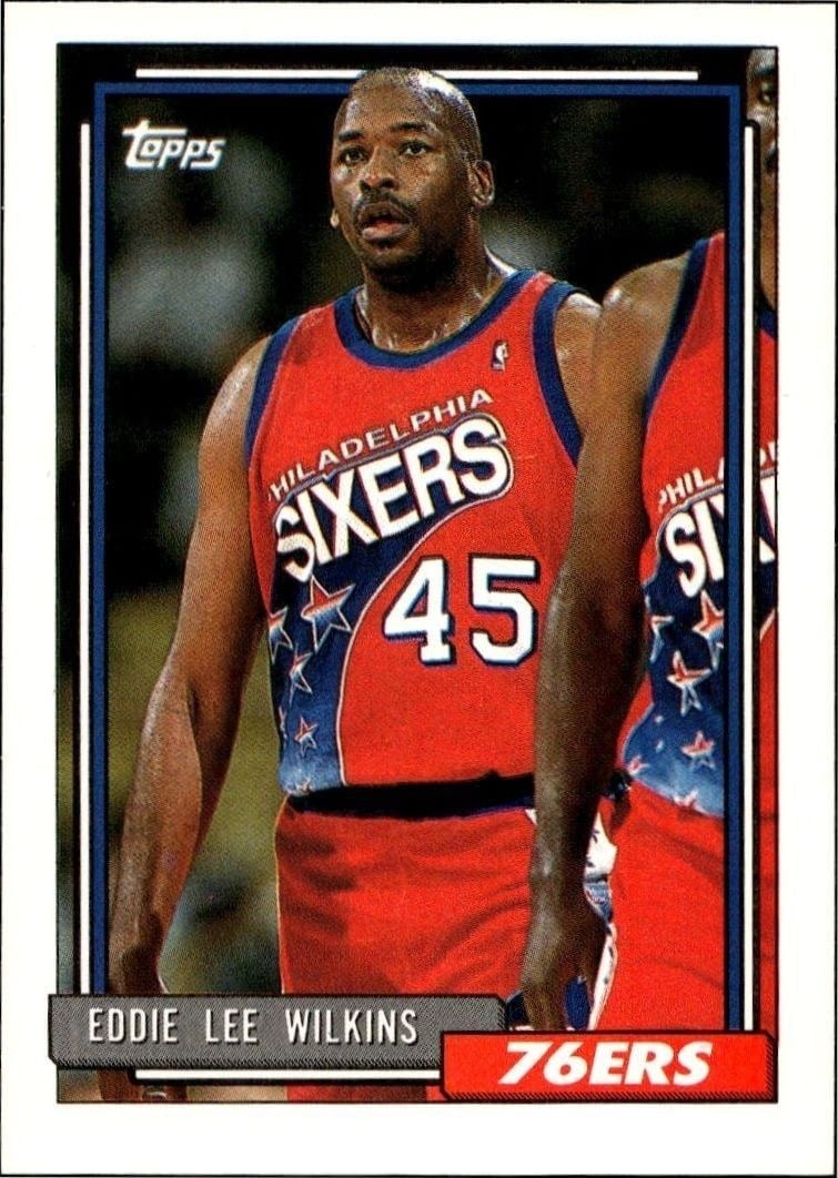 1992-93 Topps Eddie Lee Wilkins #373 trading card